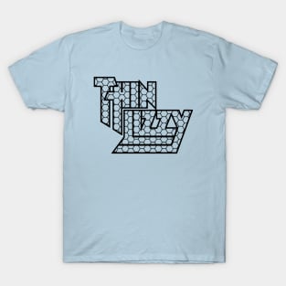 Thin Lizzzy Hexagons -// Fanmade T-Shirt